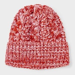 Goodfellow & Co Red and White Knit Beanie
One Size
New with Tags